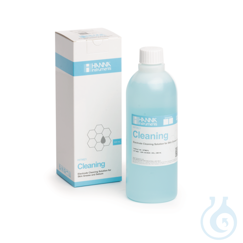 Cleaning Solution for Skin Grease and Sebum (Cosmetic Industry), 500 mL bottle - Luminix Health
