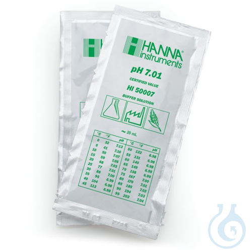 Image of 7.01 pH Value @25°C, (25) 20 mL sachets