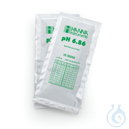Image of 6.86 pH Value @25°C, (25) 20 mL sachets