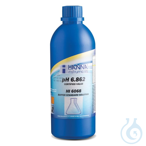 Image of 6.862 pH Value @ 25°C, (1) 500 mL bottle
