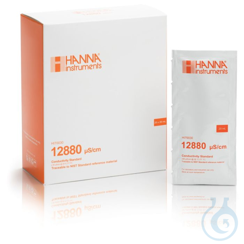 Image of 12880 µS/cm EC value @25°C, (25) 20 mL sachets - Luminix Health