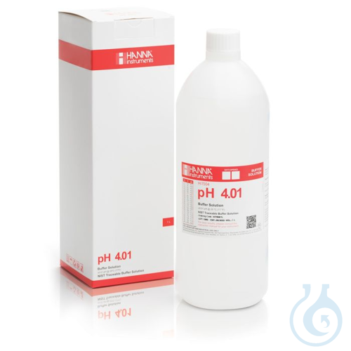 Image of 4.01 pH Value @25°C, 1 L bottle