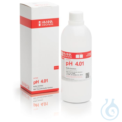 Image of 4.01 pH Value @25°C, 500 mL bottle