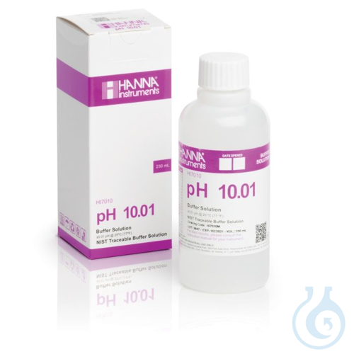 pH 10.01 @ 25°C Buffer Solution, 230 mL bottle - Luminix Health