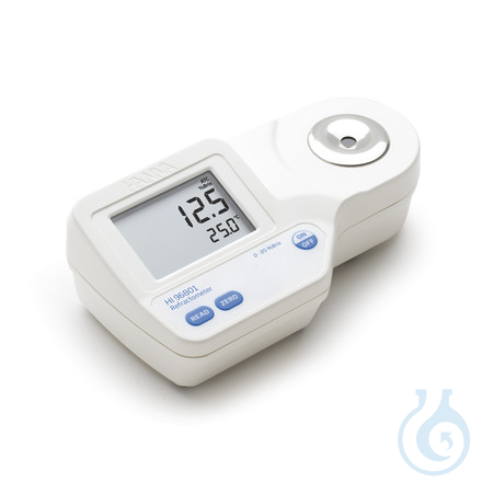 Image of Sugar in foods refractometer; sugar content Range: 0 to 85% Brix (% Brix) - Luminix Health
