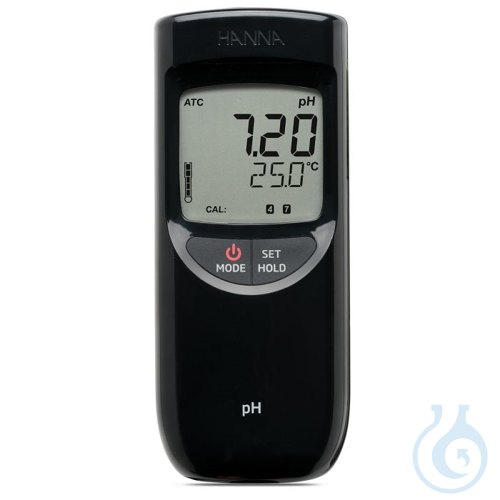 Waterdichte draagbare pH-/temperatuurmeter