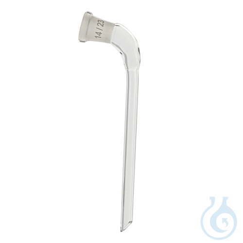 Image of Receiver adapter, 105º bent, 14/23, 120 mm - Luminix Health