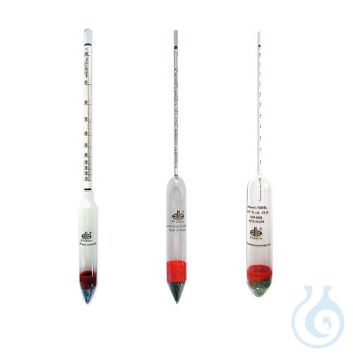 High precision alcoholometer, 70-80 : 0.1% vol Tp.20°C - Luminix Health