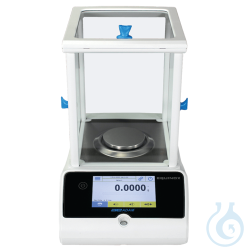 Precision balance, ADAM, EQUINOX series, 310 g x 0,0001 g, internal calibration,
