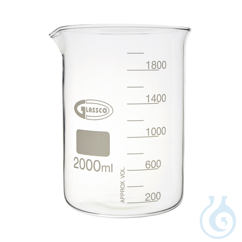 Beaker low form, Premium Line, 3000 ml, 1 pc