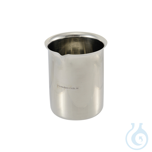 Stainless steel beaker, with handle, 5000 ml