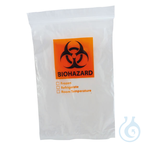 Image of Double bag for sample transport, 160x200 mm, 100 pcs - Luminix Health