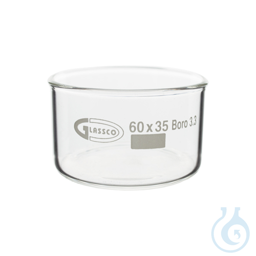 Image of Crystallizing dish without spout, 60 ml, Premium Line, 10 pcs - Luminix Health