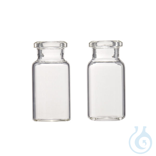 Crimp Headspace clear vial 20 ml, flat bottom, 100 pcs - Luminix Health