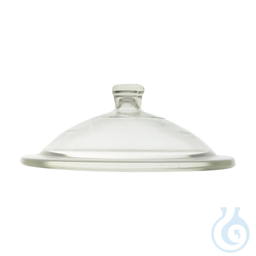 Replacement lid with glass stopcock for dessicator DE02-300, clear - Luminix Health
