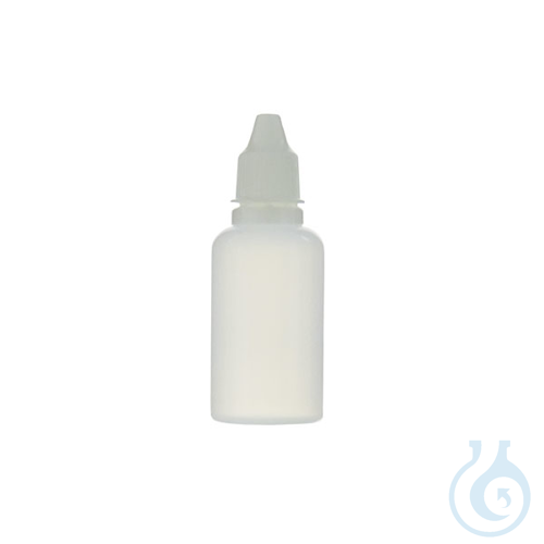 Image of LDPE dropper bottle with white PP and dosing tip, 8 ml, 50 pcs. - Luminix Health
