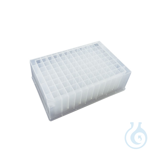 Image of Deep Well plates, 2,0 ml, 96 wells, V-bottom, square well, 50 pcs - Luminix Health
