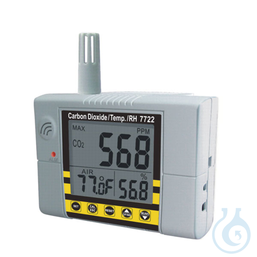 Image of Air quality meter, wallmount, 7722