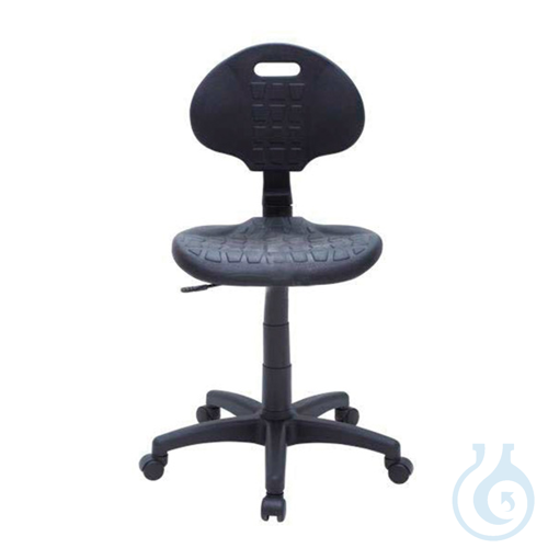 Image of Low laboratory chair with wheels - Luminix Health