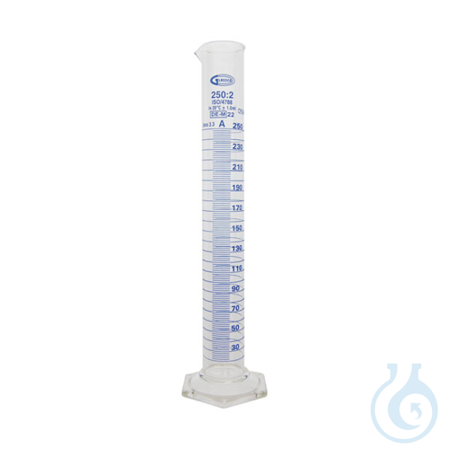 Maatcilinder met zeshoekige voet, 1000 ml, klasse A, Premium Line