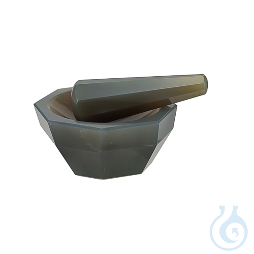 Agate pestle, Premium Line, h 125 mm