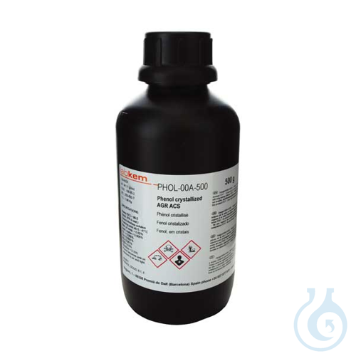 Image of Phenol crystallized Analytical Grade ACS 500 g - Luminix Health