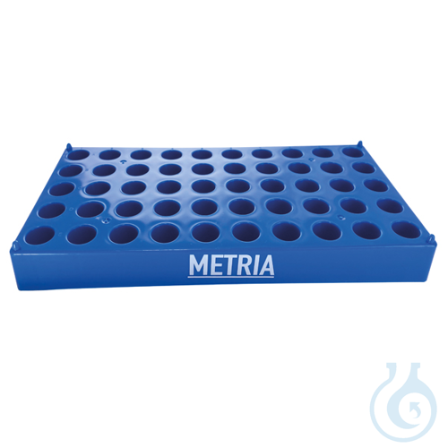 PP rack for cromatography vials, 2 ml, red, 1 pc