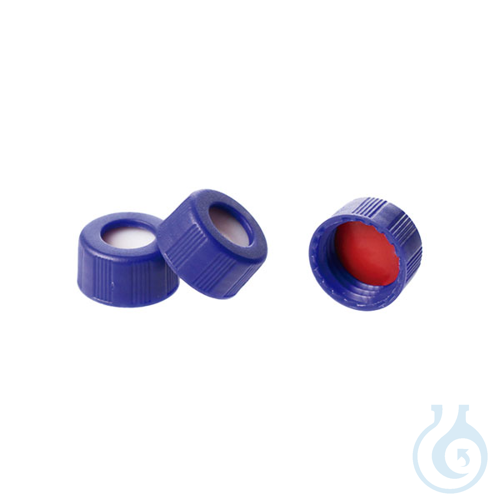 Screw cap for vials with attached silicone/PTFE septa, pre-slit silicone/PTFE se - Luminix Health