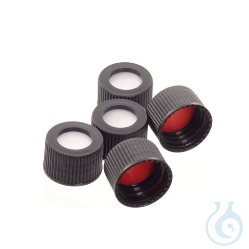 Image of Screw cap 13-425 for vials with septa silicon/PTFE, 100 pcs - Luminix Health