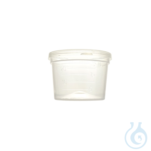 Image of Sterile specimen container, polypropylene, 25 ml, 200 pcs - Luminix Health
