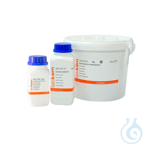 Image of Sodium hydroxide micropearls Analytical grade low in metals, 1 kg - Luminix Health