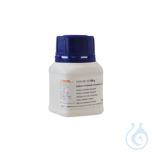 Image of Sodium molybdate dihydrate Analytical Grade ACS 100 g - Luminix Health