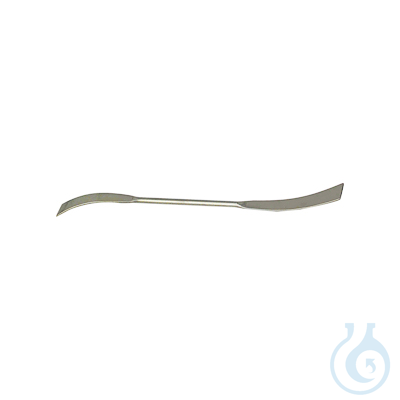 Doubled curved-end spatula, 180 mm, 5 pcs
