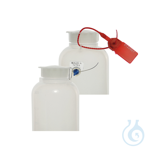 Security seal for bottles, in red plastic, 20 pcs