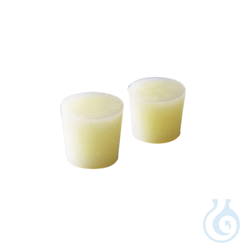 Silicone stopper, solid, Øtop 46mm, Øbottom 38,1 mm, h 25,4 mm, 10 pcs