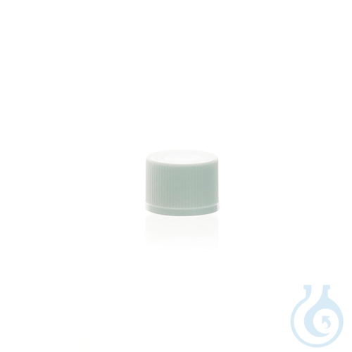 Image of Screw cap for false bottom vial, PE, white, 1000 pcs - Luminix Health