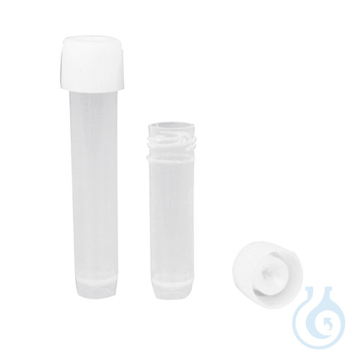 Sample transport tube with skirt 5 ml, Premium Line, 100 pcs - Luminix Health