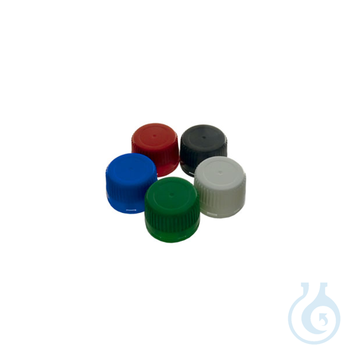 Image of Screw cap with tamper-proof closure D34, white, 10 pcs - Luminix Health