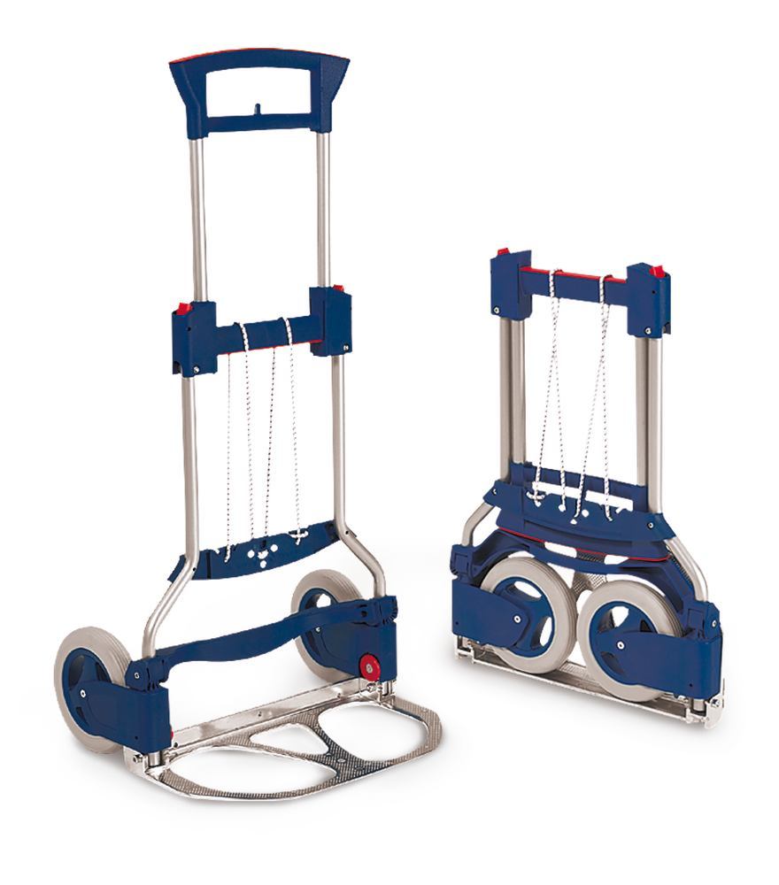 Folding transport trolley, Aluminium, 1 unit(s) - Luminix Health