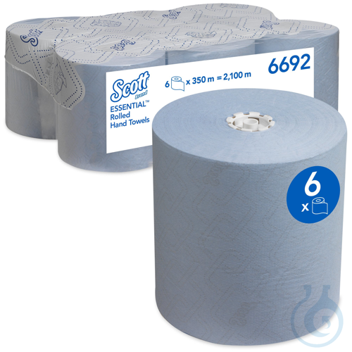 Scott® Essential™ Handtücher - Rolle / Blau Lagen: 1 Größe: 350,00 m x 19,80 cm