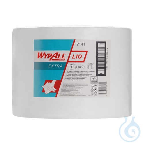 WypAll® L10 EXTRA General Clean - Großrolle / Weiß Lagen: 1 Größe: 38,00 cm x