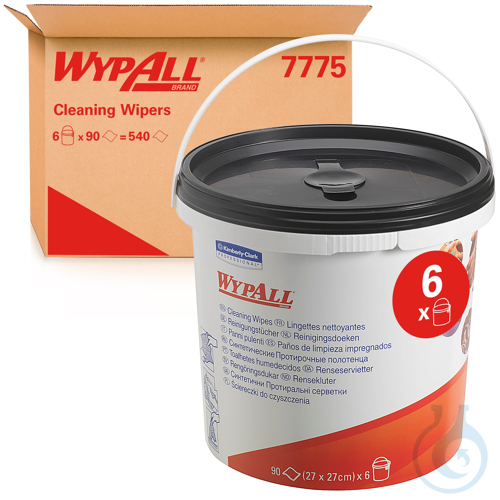 WypAll® Wischtücher - Grün /90 tücher Größe: 27,00 cm x 27,00 cm Durchmesser