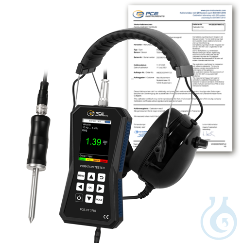 Image of Vibration Meter PCE-VT 3750S-ICA - Luminix Health