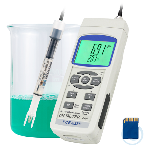 Image of Cosmetic pH-Meter PCE-228P - Luminix Health