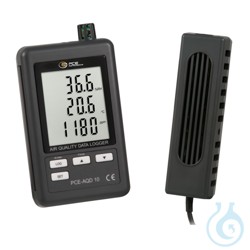 Image of CO2 / Humidity / Temperature Datalogger PCE-AQD 10 - Luminix Health