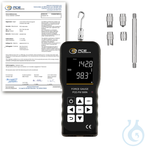 Image of Force Gauge PCE-FM 500N-ICA - Luminix Health