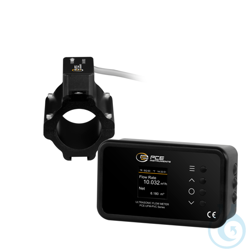 Image of Clamp-On Ultrasonic Flow Meter PCE-UFM 32PVC - Luminix Health