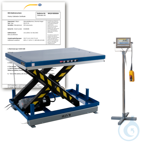 Image of Hydraulic Lift Table Scale PCE-HLTS 2T-ICA - Luminix Health