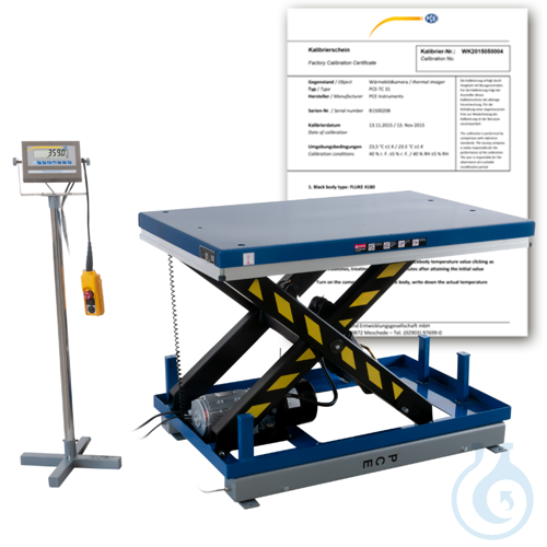 Image of Hydraulic Lift Table Scale PCE-HLTS 500-ICA - Luminix Health