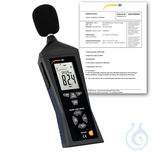 Image of Sound Level Meter PCE-323-ICA - Luminix Health